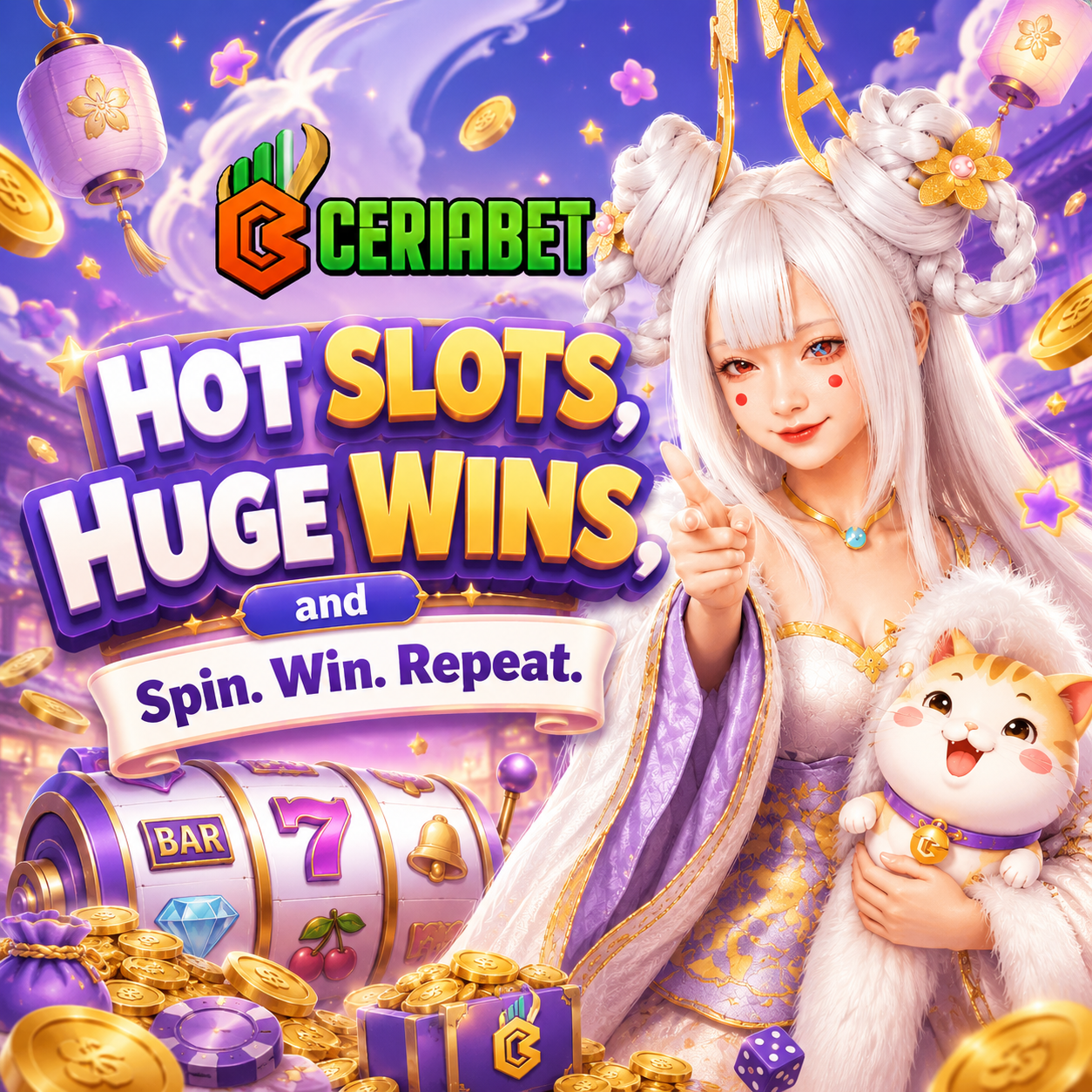 Try Your Luck Play in Online Games Site CERIABET Now!